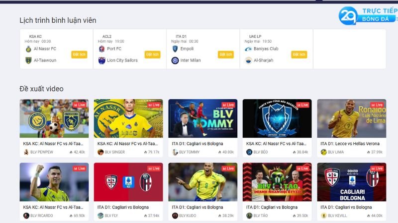 Giới thiệu dịch vụ xem bóng đá TV