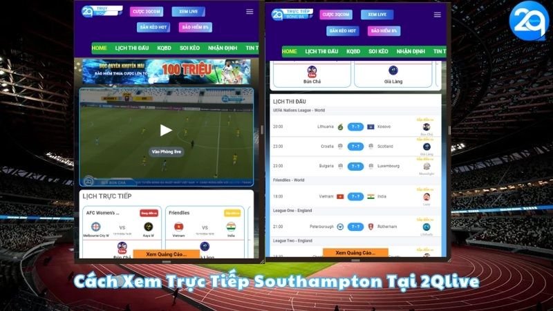 cach-xem-truc-tiep-southampton-tai-2qlive